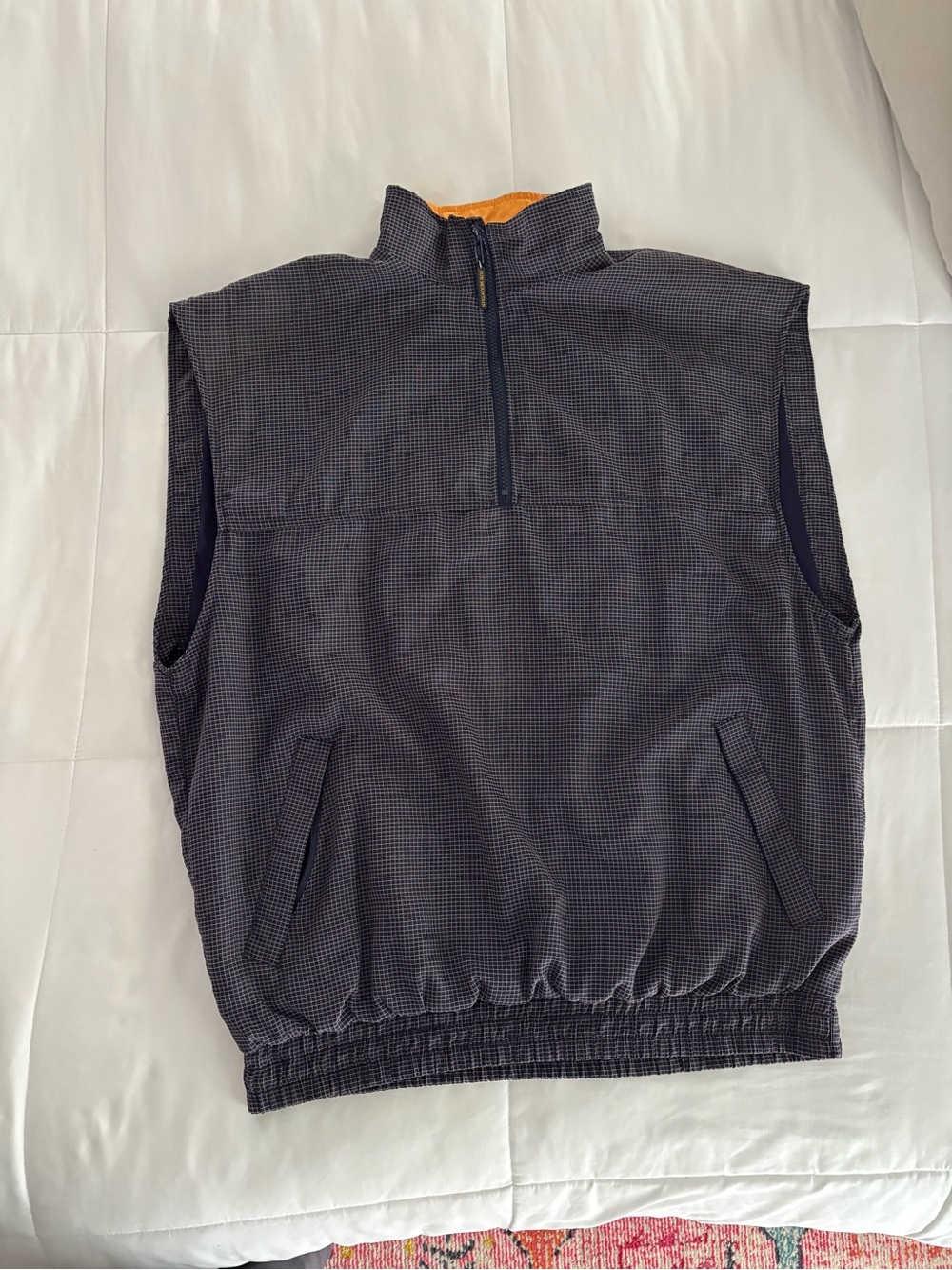 Men's Sun Mountain Quarter-Zip Golf Vest Size Large